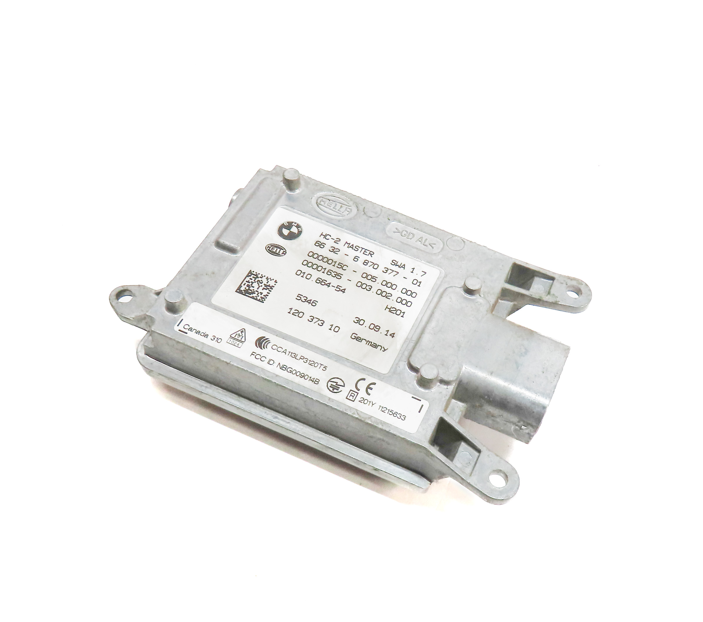 2015 BMW X5 (F15) REAR DRIVER ASSIST BLIND SPOT RADAR SENSOR MODULE MASTER — exact item pictured